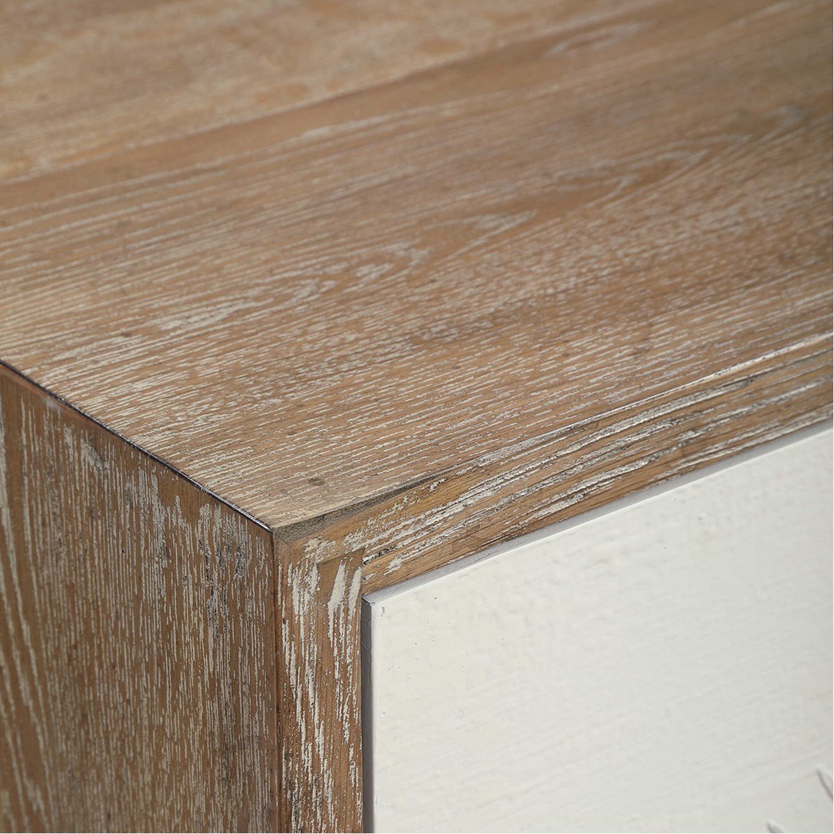 Uttermost Dani 4-Door White Cabinet