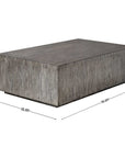 Uttermost Kareem Modern Gray Coffee Table