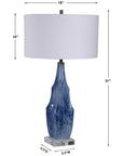 Uttermost Everard Blue Table Lamp