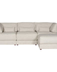 Vanguard Furniture Dove Modular Sectional in Jack Linen