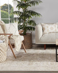 Jaipur Vienne Valentin Oriental Floral Cream Light Gray VNE05 Rug