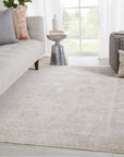 Jaipur Vienne Michon Oriental Damask Gray Cream VNE07 Rug