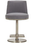 Vanguard Furniture Donegal Counter Stool with Satin Brass Base