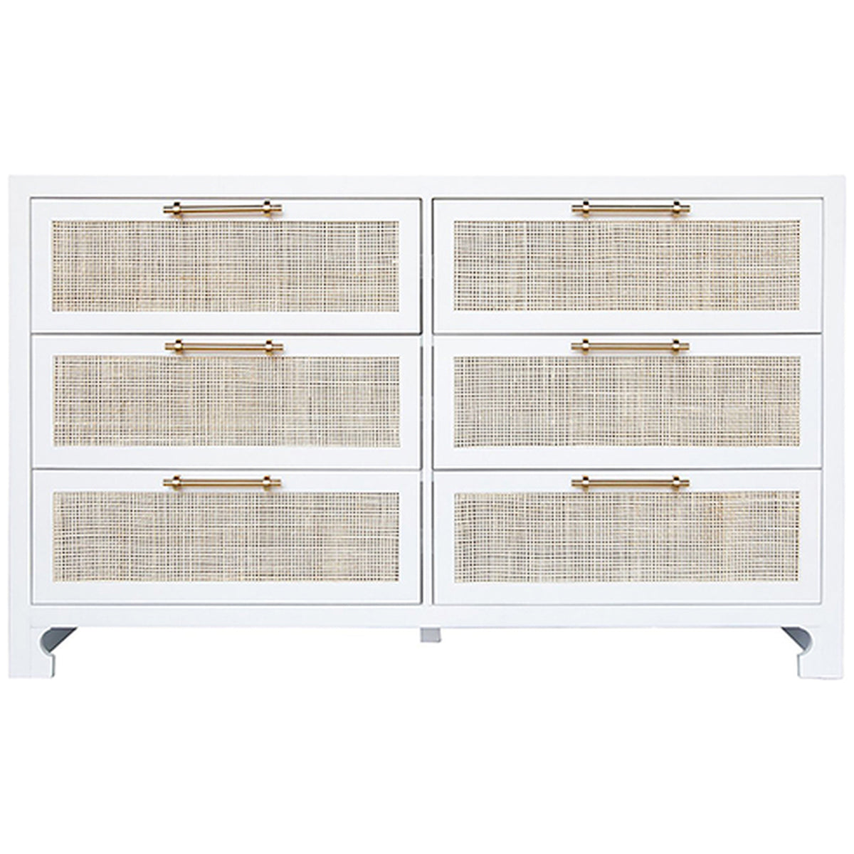 Worlds Away Carla 6-Drawer Chest