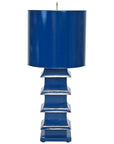 Worlds Away Large Tole Pagoda Lamp LMPHL-G
