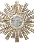 Worlds Away Starburst Mirror with Antique Mirror Center RINALDO G