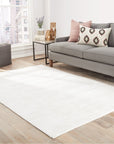 Jaipur Yasmin Solids and Heather Lily White YAS14 Area Rug