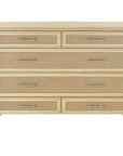 Villa & House Paulina Large 6-Drawer Chest - Natural