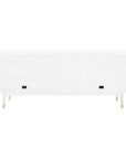 Villa & House Raymond 4-Door Cabinet - White