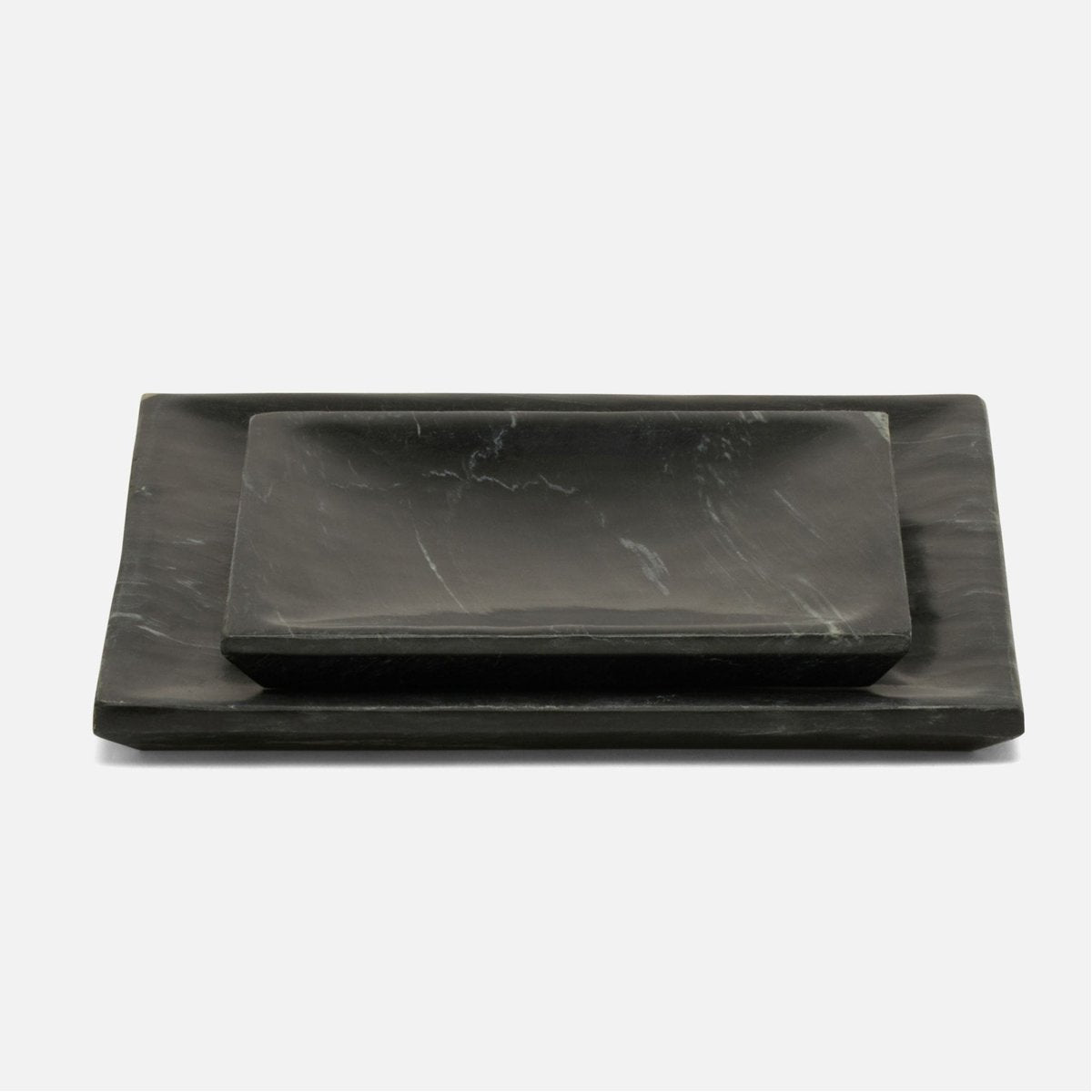 Pigeon and Poodle Elyria Square Tapered Trays, 2-Piece Set