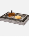 Pigeon and Poodle Hawen Rectangular Tray - Straight, 2-Piece Set