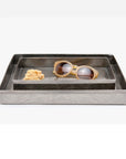 Pigeon and Poodle Humbolt Rectangular Tray - Straight, 2-Piece Set