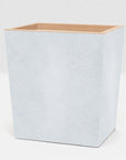 Pigeon and Poodle Manchester Rectangular Wastebasket, Tapered