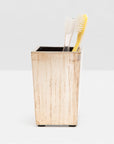 Pigeon and Poodle Tanlay Square Brush Holder, Tapered