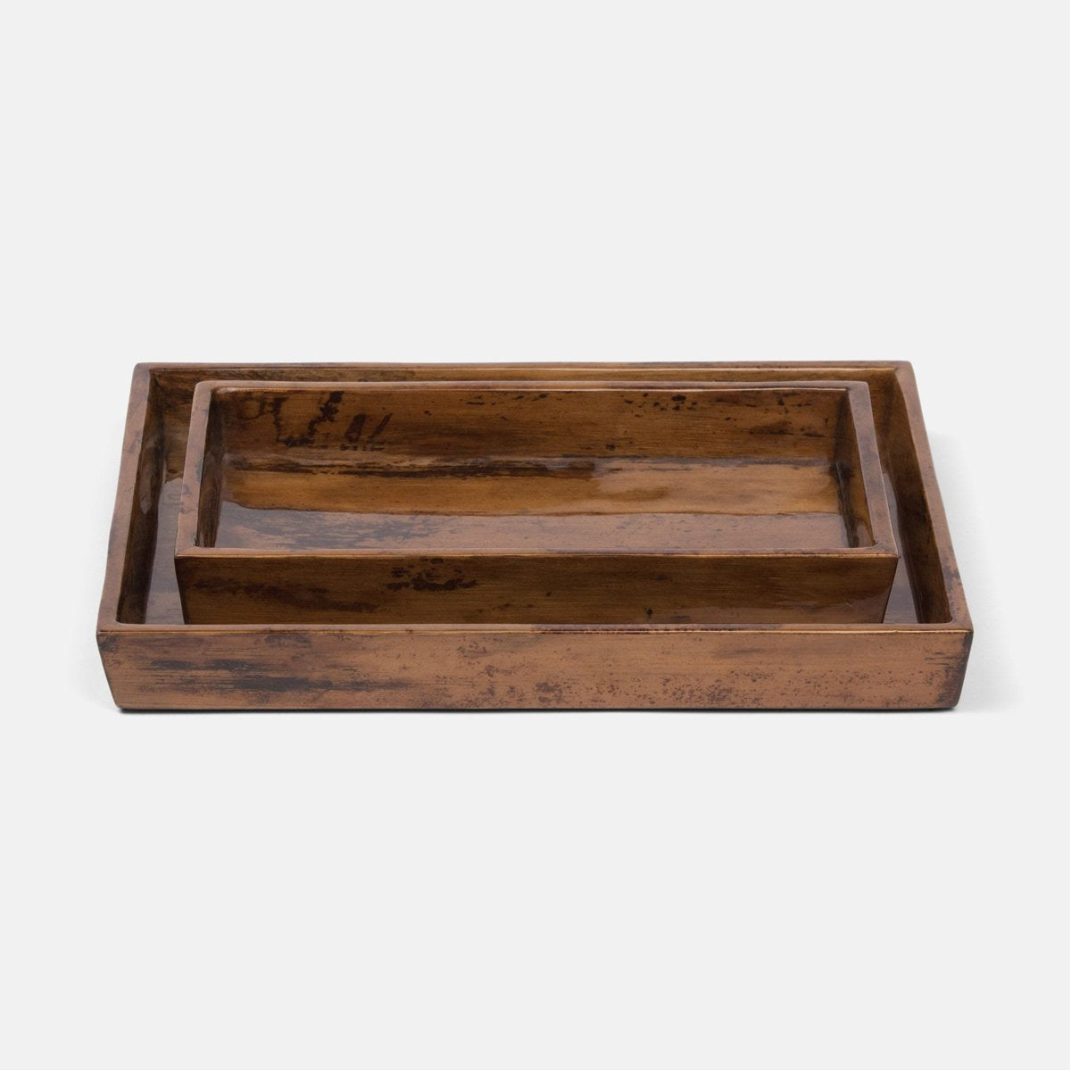 Pigeon and Poodle Varadero Rectangular Tray - Tapered, 2-Piece Set