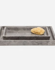 Pigeon and Poodle Veneto Rectangular Tray - Tapered, 2-Piece Set