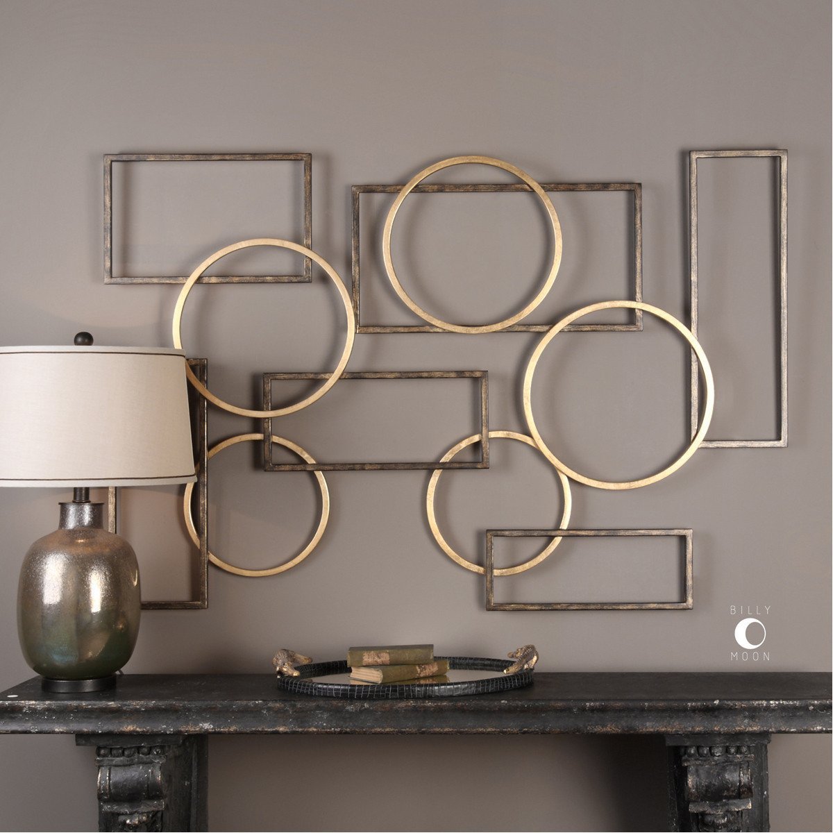 Uttermost Elias Bronze And Gold Wall Art