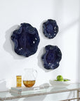 Uttermost Abella Blue Ceramic Wall Decor, 3-Piece Set