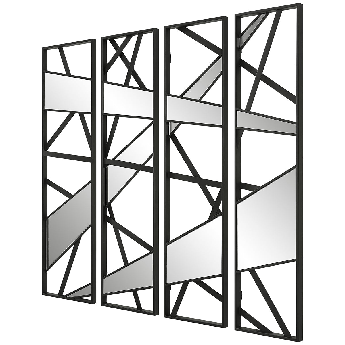 Uttermost Looking Glass Mirrored Wall Decor, 4-Piece Set