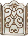 Ambella Home Tiger Lily 3-Panel Fireplace Screen