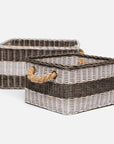 Pigeon and Poodle Nantucket Storage Baskets, 2-Piece Set