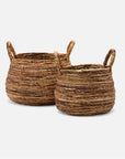 Pigeon and Poodle Valencia Round Nested Baskets, 2-Piece Set