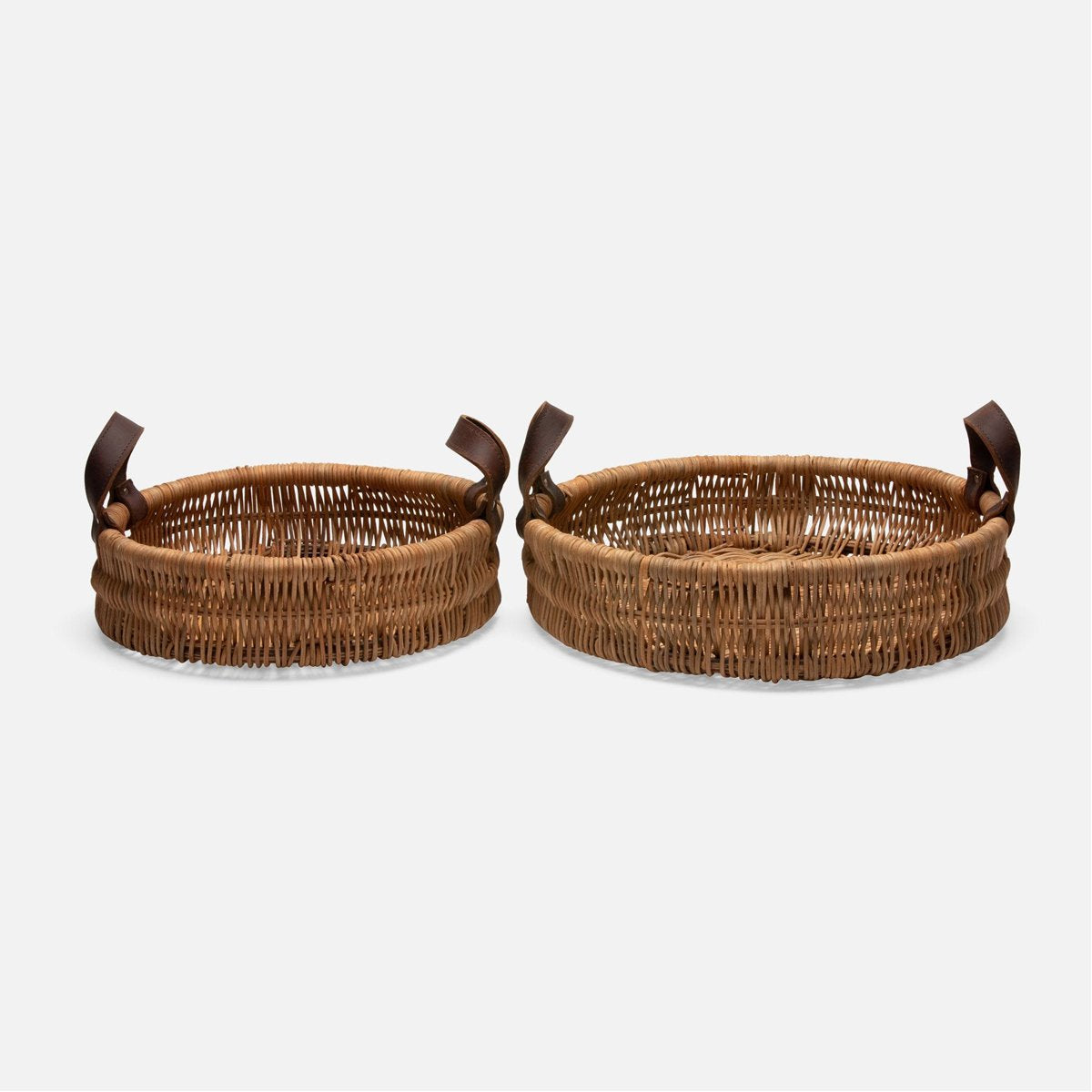 Pigeon and Poodle Yakima Round Baskets, 2-Piece Set