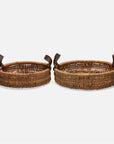 Pigeon and Poodle Yakima Round Baskets, 2-Piece Set
