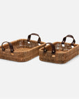 Pigeon and Poodle Yakima Rectangular Baskets, 2-Piece Set