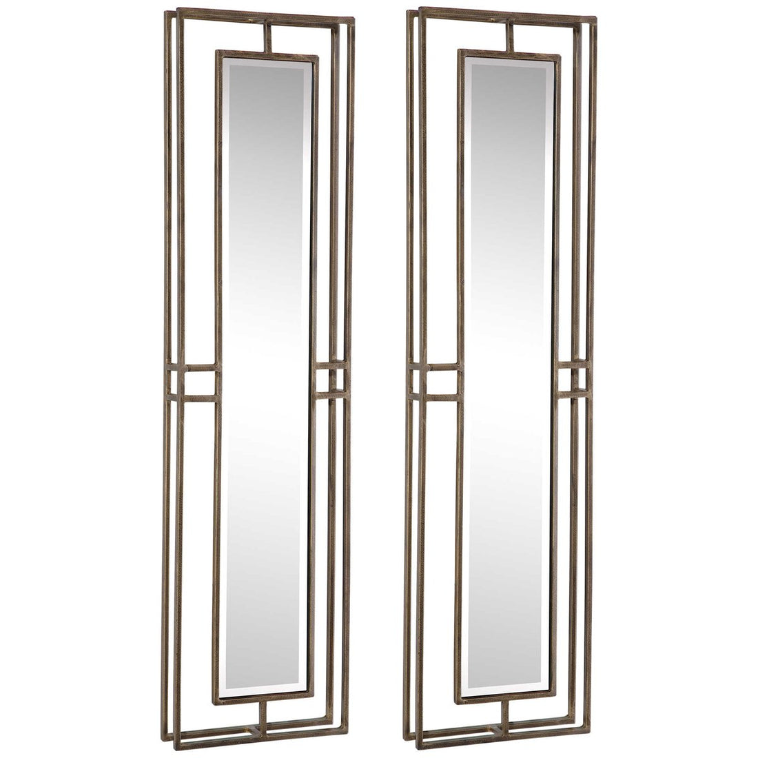 Uttermost Rutledge Gold Mirrors, Set of 2
