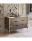 Ambella Home Chiseled Chest - Driftwood / Antique Silver