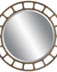 Uttermost Darby Distressed Round Mirror