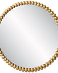 Uttermost Byzantine Round Gold Mirror
