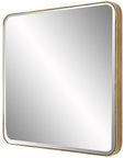 Uttermost Hampshire Square Gold Mirror
