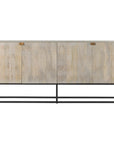 Four Hands Aiden Kelby Sideboard - Light Wash Carved Mango