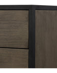 Four Hands Patten Oxford File Cabinet - Wire Brushed Shale Grey Veneer