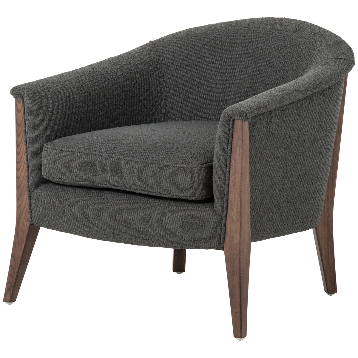 Four Hands Kensington Nomad Chair - Fiqa Boucle Charcoal
