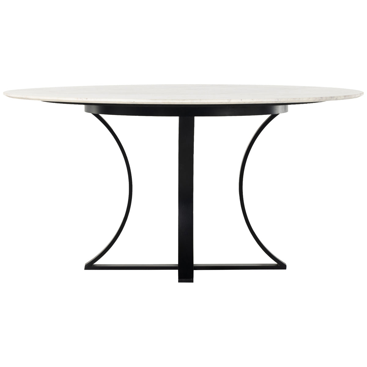 Four Hands Rockwell Gage Dining Table - Polished White