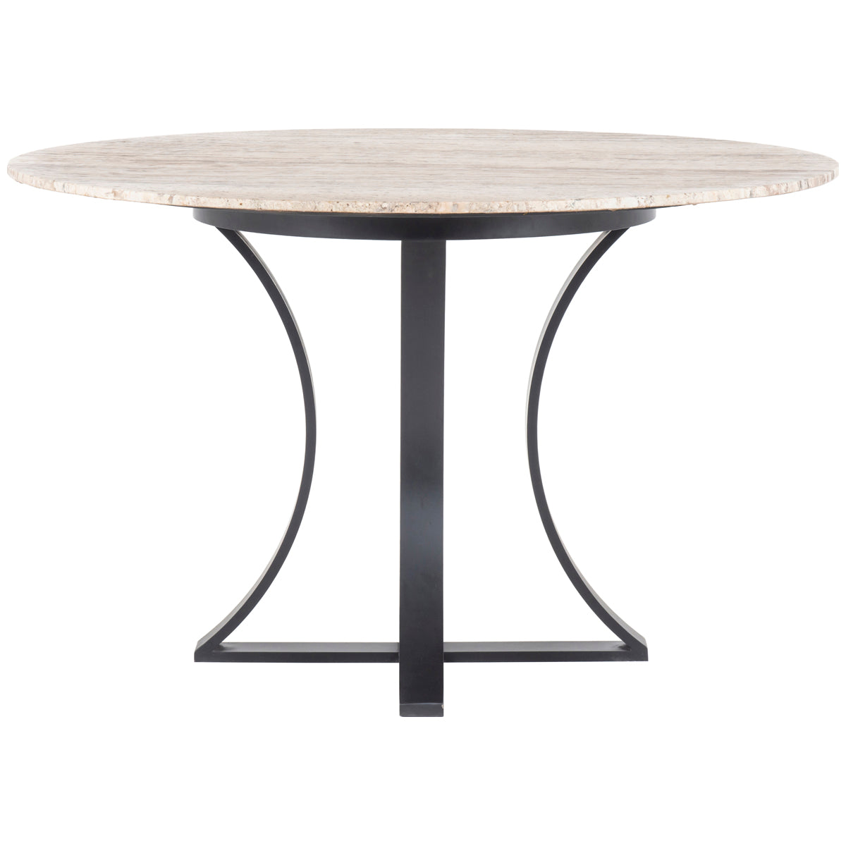Four Hands Rockwell Gage Travertine Dining Table