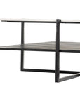 Four Hands Marlow Olivia Square Coffee Table - Iron Matte Black
