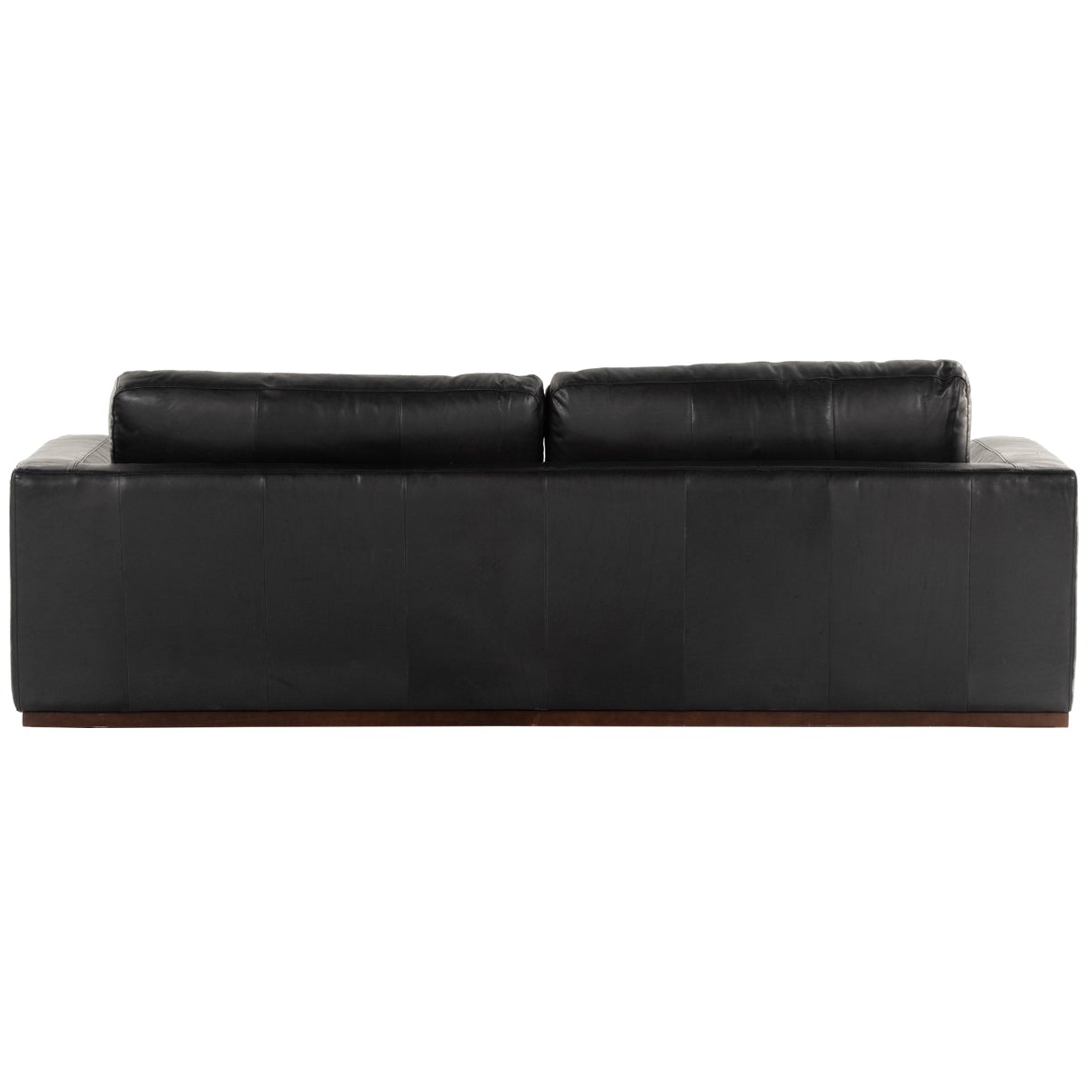 Four Hands Centrale Colt 98-Inch Leather Sofa - Heirloom Black