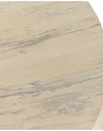 Four Hands Wesson Hudson Round Coffee Table - Bleached Spalted