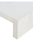 Four Hands Bina Parish Coffee Table - White Concrete