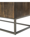 Four Hands Aiden Kelby Media Console - Carved Vintage Brown