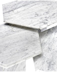 Interlude Home Milo Hexagonal Bunching Tables - Carrara