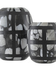 Currey and Company Schiappa Glass Vases, 2-Piece Set