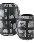 Currey and Company Schiappa Glass Vases, 2-Piece Set