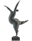 Currey and Company Butterfly Ballerina Bronze Sculpture