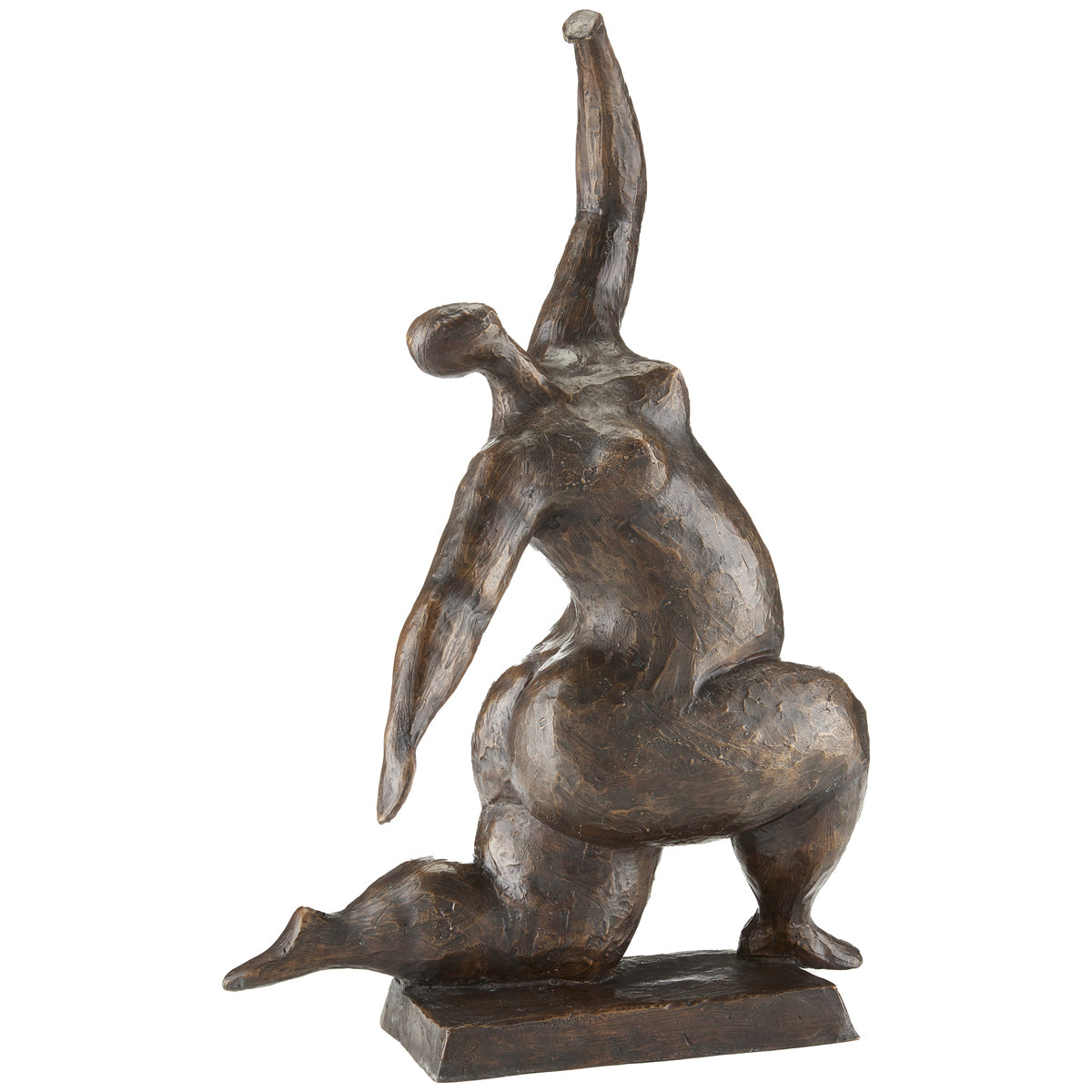 Currey and Company Stretching Dancer Bronze