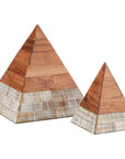 Currey and Company Hyson Pyramids, 2-Piece Set